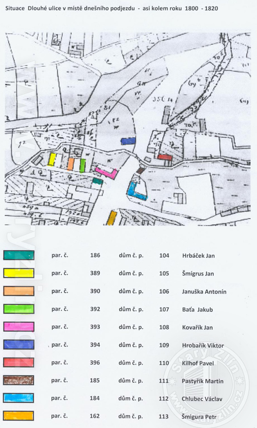 Ulice Dlouhá podjezd,  Zlín